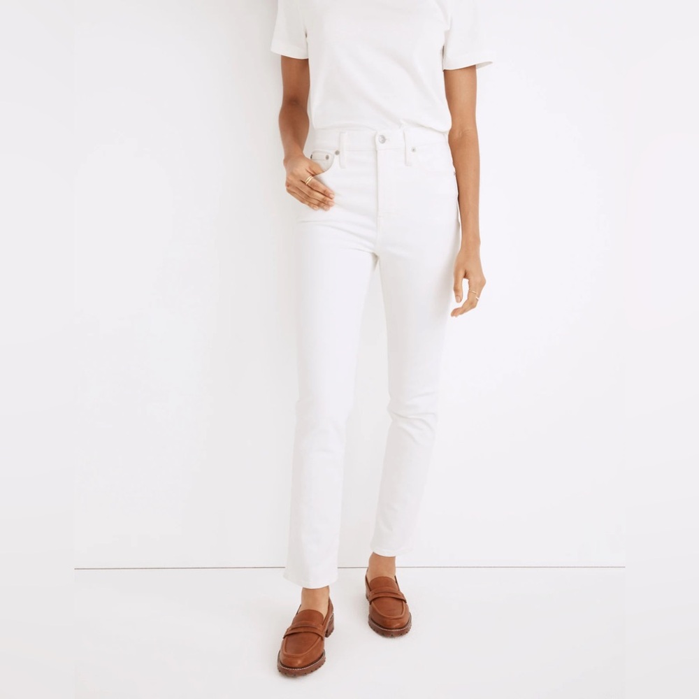 Madewell The Perfect Vintage Jean in white size 27